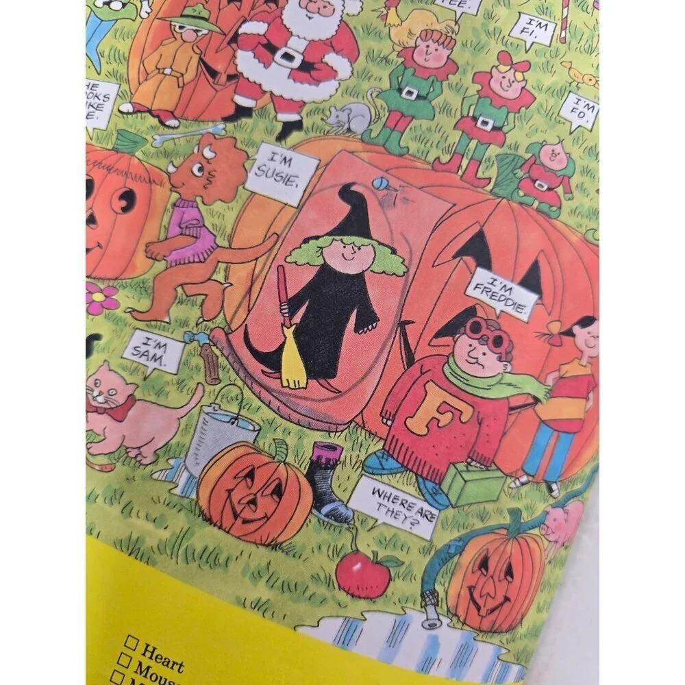 Vintage 90s Where's Wendy the Witch Search and Find Book